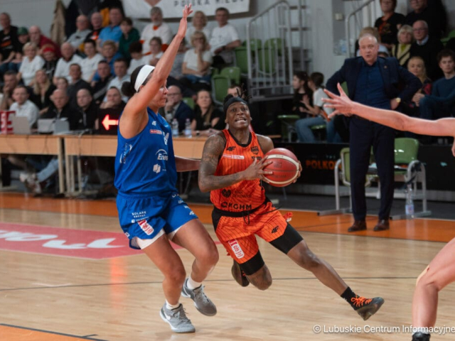 Mecz KGHM Polkowice -  PolskaStrefaInwestycji Enea AJP Gorzow Wielkopolski pierwszy mecz finalowy 12.03.2024