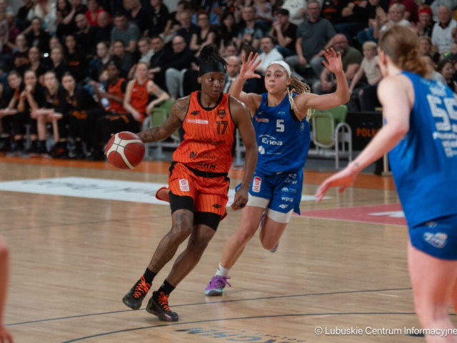 Mecz KGHM Polkowice -  PolskaStrefaInwestycji Enea AJP Gorzow Wielkopolski pierwszy mecz finalowy 12.03.2024