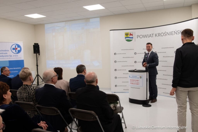 Uroczyste otwarcie nowej pracowni tomografii komputerowej w szpitalu w Krośnie Odrzańskim. 25.03.2024