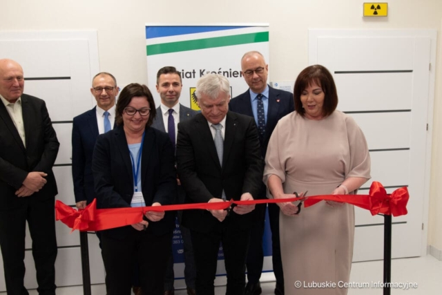 Uroczyste otwarcie nowej pracowni tomografii komputerowej w szpitalu w Krośnie Odrzańskim. 25.03.2024