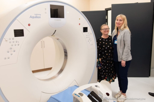 Uroczyste otwarcie nowej pracowni tomografii komputerowej w szpitalu w Krośnie Odrzańskim. 25.03.2024