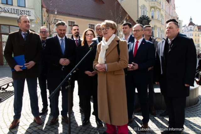 Wizyta Marszałkiki Senatu Małgorzaty Kidawy-Błońskiej w Zielonej Górze. 26.03.2024