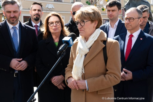 Wizyta Marszałkiki Senatu Małgorzaty Kidawy-Błońskiej w Zielonej Górze. 26.03.2024