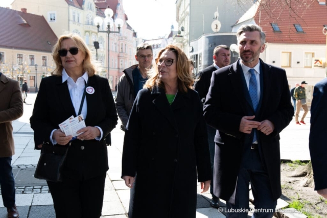 Wizyta Marszałkiki Senatu Małgorzaty Kidawy-Błońskiej w Zielonej Górze. 26.03.2024