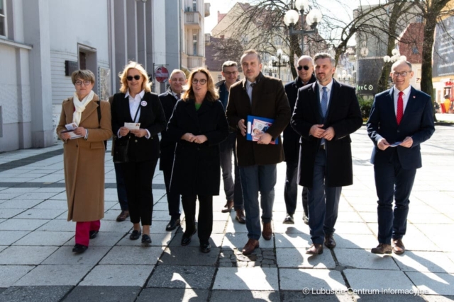 Wizyta Marszałkiki Senatu Małgorzaty Kidawy-Błońskiej w Zielonej Górze. 26.03.2024