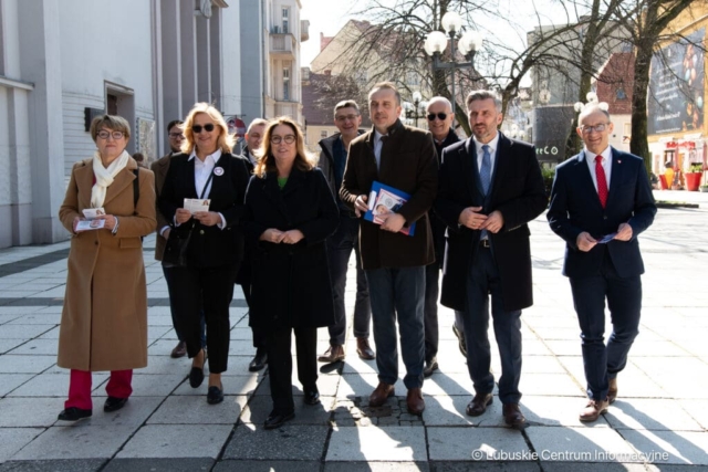 Wizyta Marszałkiki Senatu Małgorzaty Kidawy-Błońskiej w Zielonej Górze. 26.03.2024