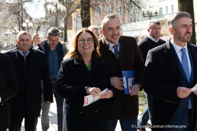 Wizyta Marszałkiki Senatu Małgorzaty Kidawy-Błońskiej w Zielonej Górze. 26.03.2024