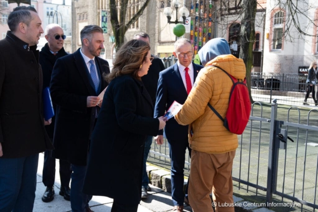 Wizyta Marszałkiki Senatu Małgorzaty Kidawy-Błońskiej w Zielonej Górze. 26.03.2024