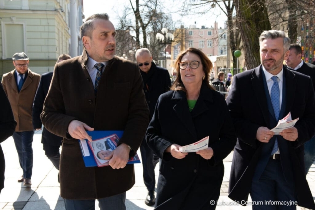 Wizyta Marszałkiki Senatu Małgorzaty Kidawy-Błońskiej w Zielonej Górze. 26.03.2024