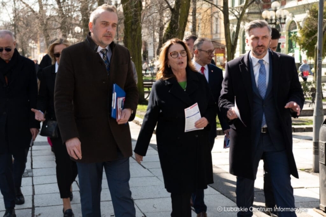 Wizyta Marszałkiki Senatu Małgorzaty Kidawy-Błońskiej w Zielonej Górze. 26.03.2024