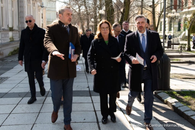 Wizyta Marszałkiki Senatu Małgorzaty Kidawy-Błońskiej w Zielonej Górze. 26.03.2024