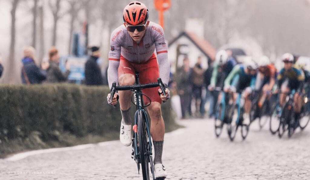 Mężczyzna na rowerze