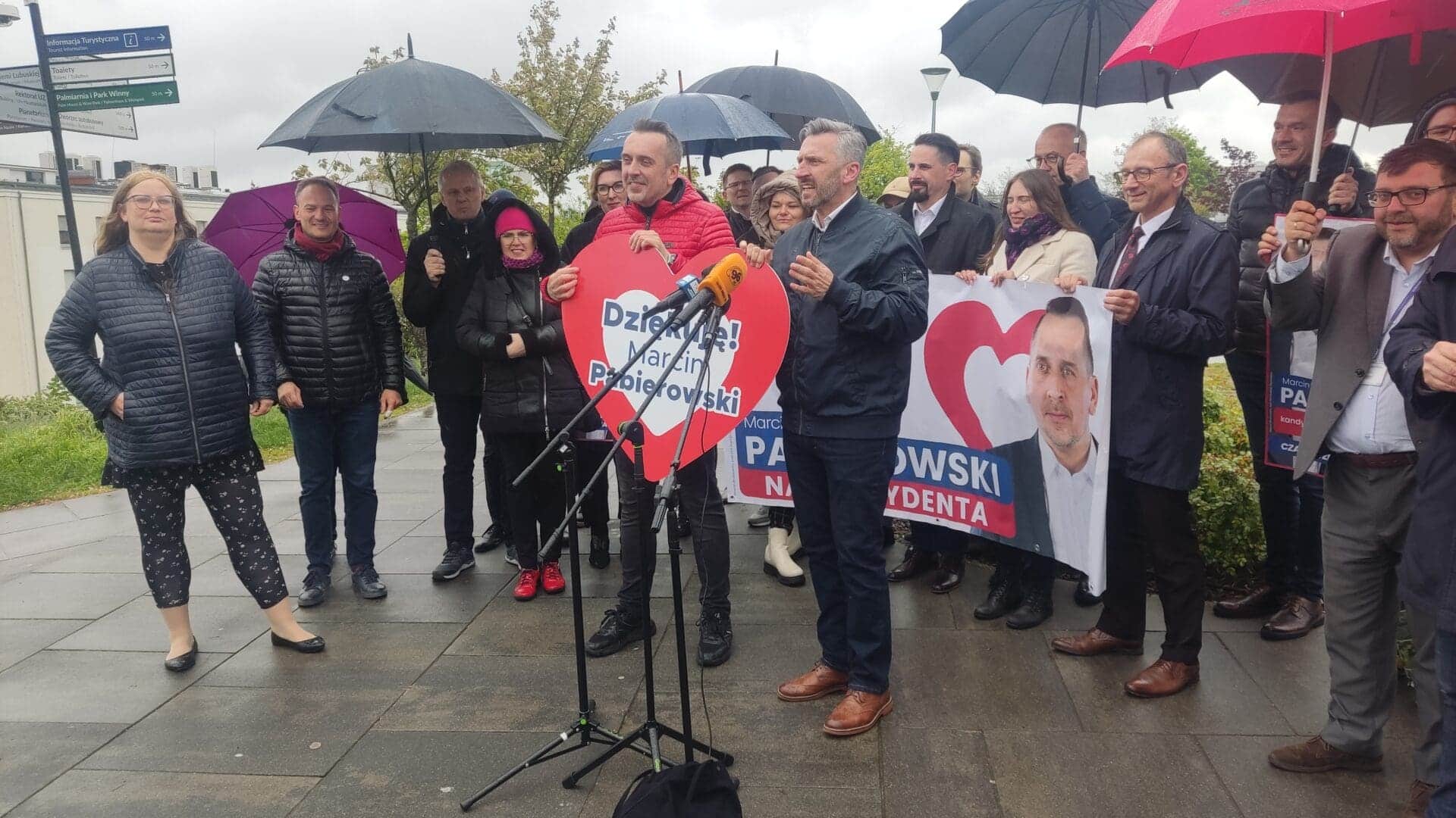   Marcin Pabierowski Dziękuję zielonogórzanom za dynamiczną kampanię