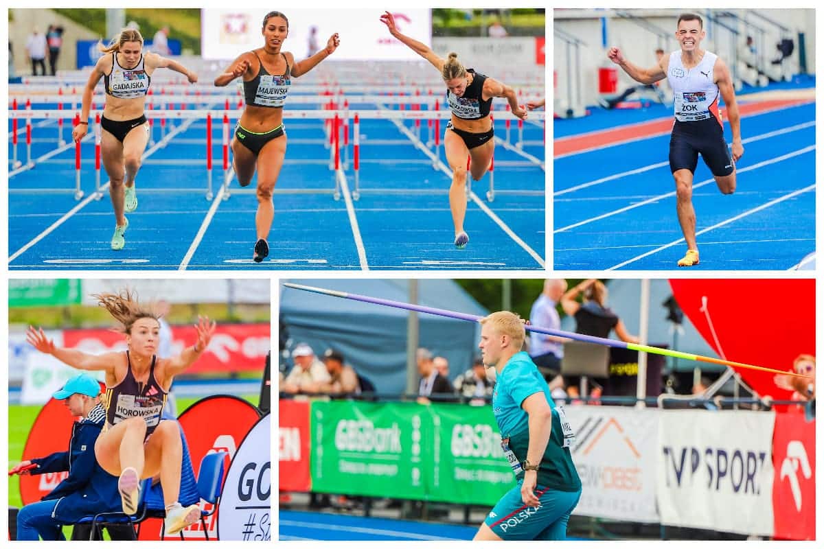 Fotoram.io Kolaż złożony z czterech zdjęć ukazujących lekkoatletów Mocna gorzowska ekipa na mistrzostwa Europy w Rzymie