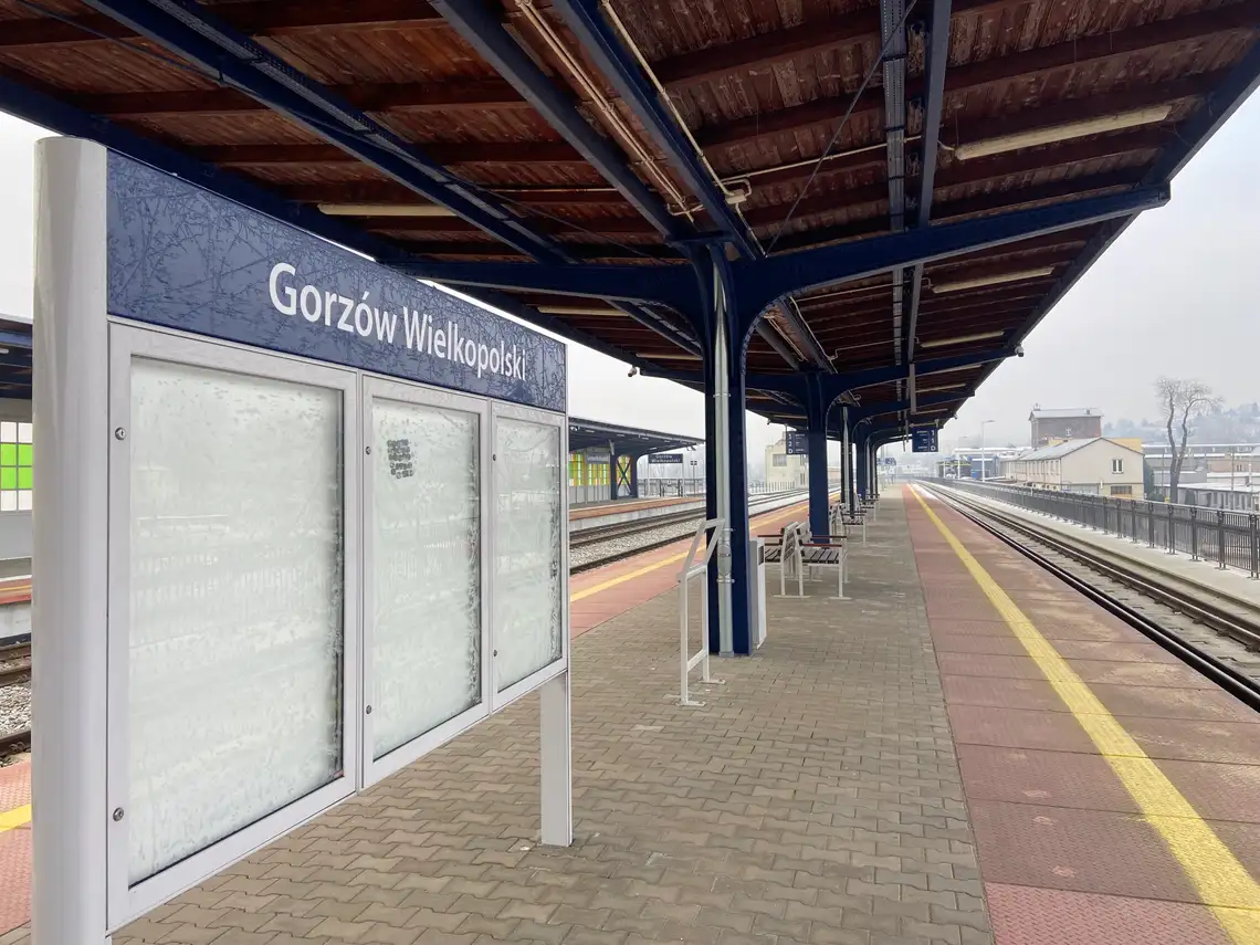 Dworzec kolejowy w Gorzowie Wlkp  Mamy to Od grudnia z Gorzowa do Poznania bez przesiadki