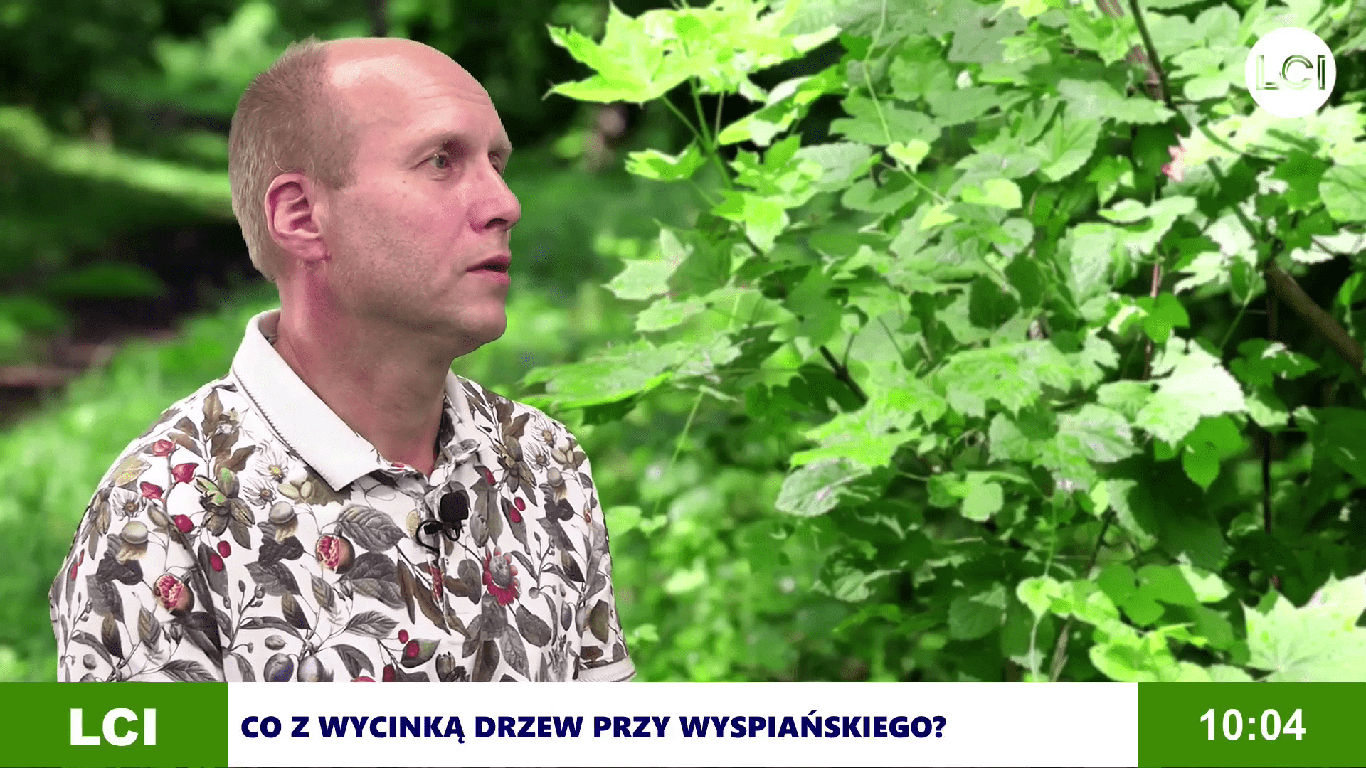 Dr Piotr Reda w studiu LCI Dr Piotr Reda w studiu LCI Dendrolog o planach budowy szpitala To jest sztuka kompromisu