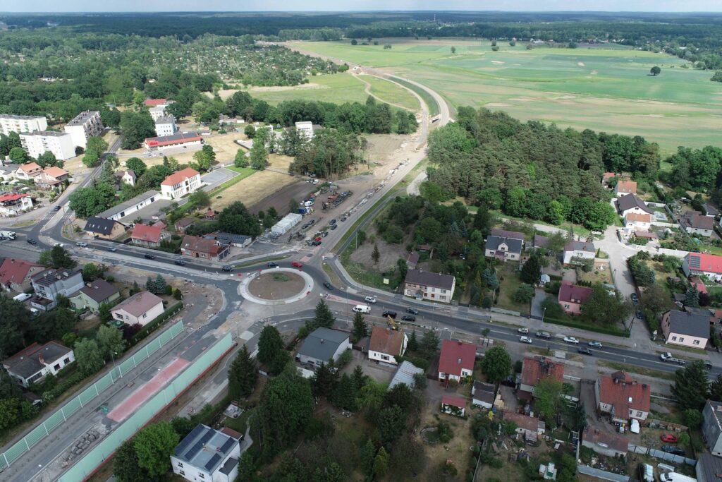 III Etap budowy obwodnicy Nowej Soli (stan na 27.05.2024 r.) Fot. zdw.zgora.pl