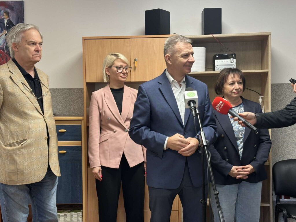 Konferencja prasowa radnych PO