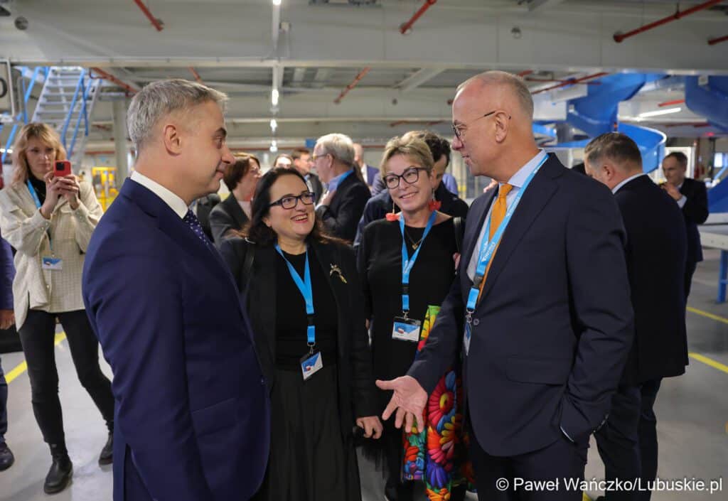 Otwarcie Centrum logistycznego Hermes Fulfilment w Koninie Żagańskim.