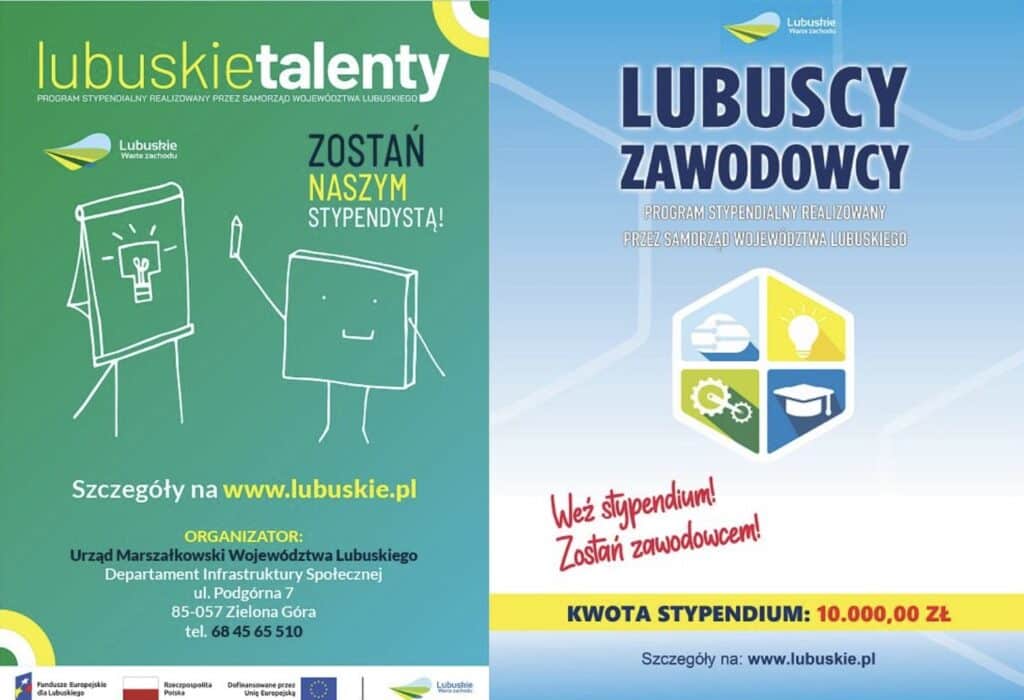 Lubuskie Talenty, Lubuscy Zawodowcy - stypendia Marszałka Województwa Lubuskiego