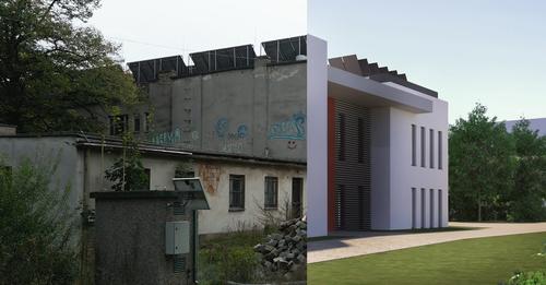 Z budynku kuchni ma powstać nowoczesny obiekt rehabilitacji dla pacjentów chorych na raka płuc.