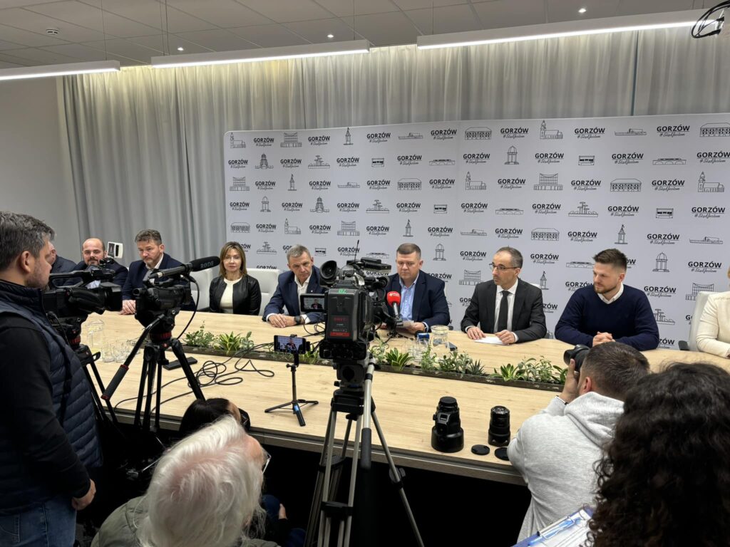 Konferencja prasowa ws. opuszczenia MG6 przez Gorzów Wlkp.