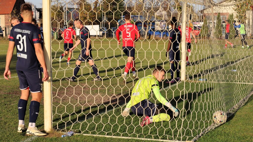 Kilkunastu mężczyzn na boisku
