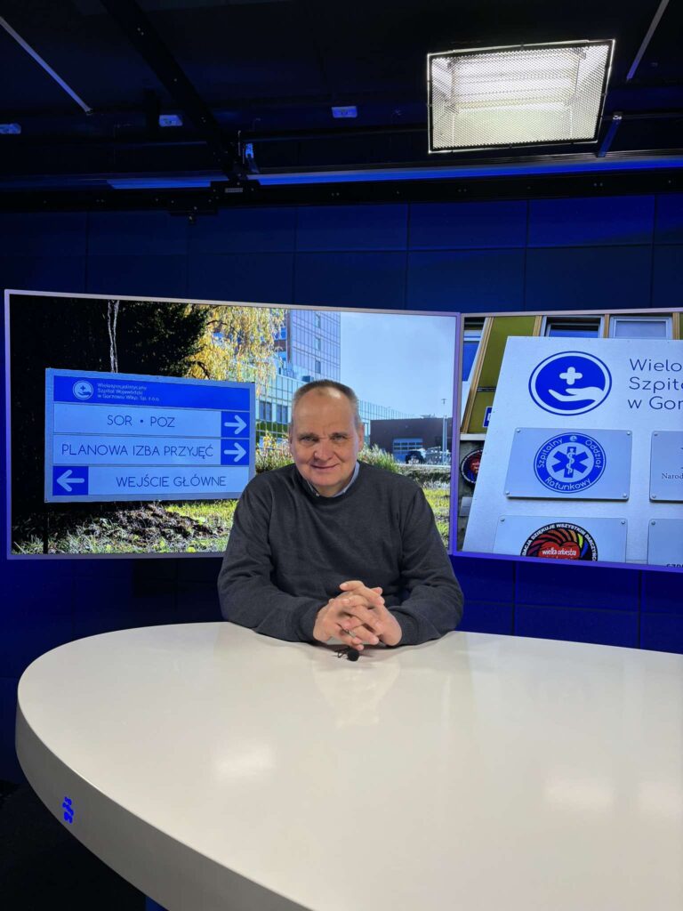 Prezes gorzowskiej lecznicy Jerzy Ostrouch mówił o planach inwestycyjnych szpitala.