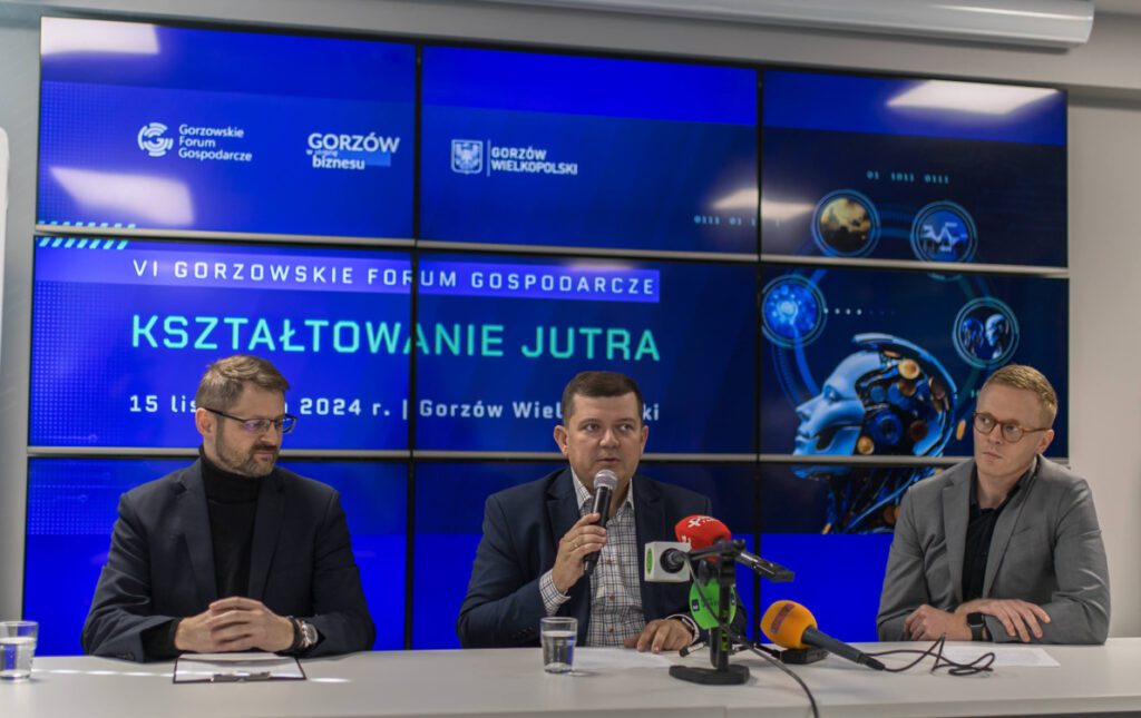 Konferencja prasowa zapowiadająca Gorzowskie Forum Gospodarcze