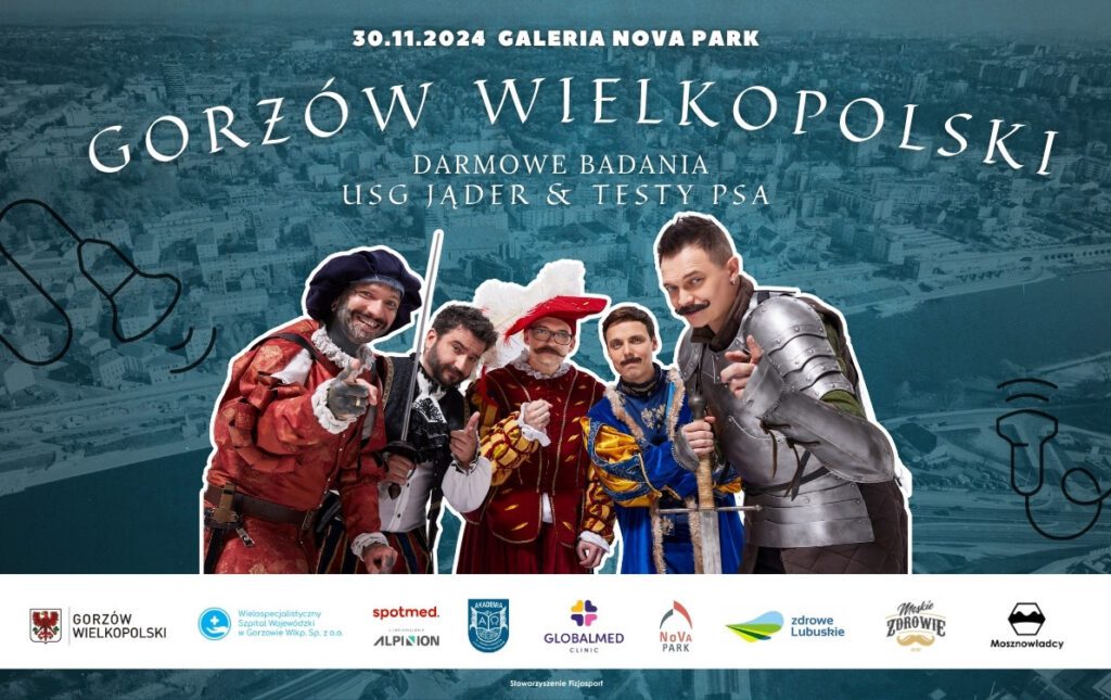 Plakat badań profilaktycznych dla mężczyzn