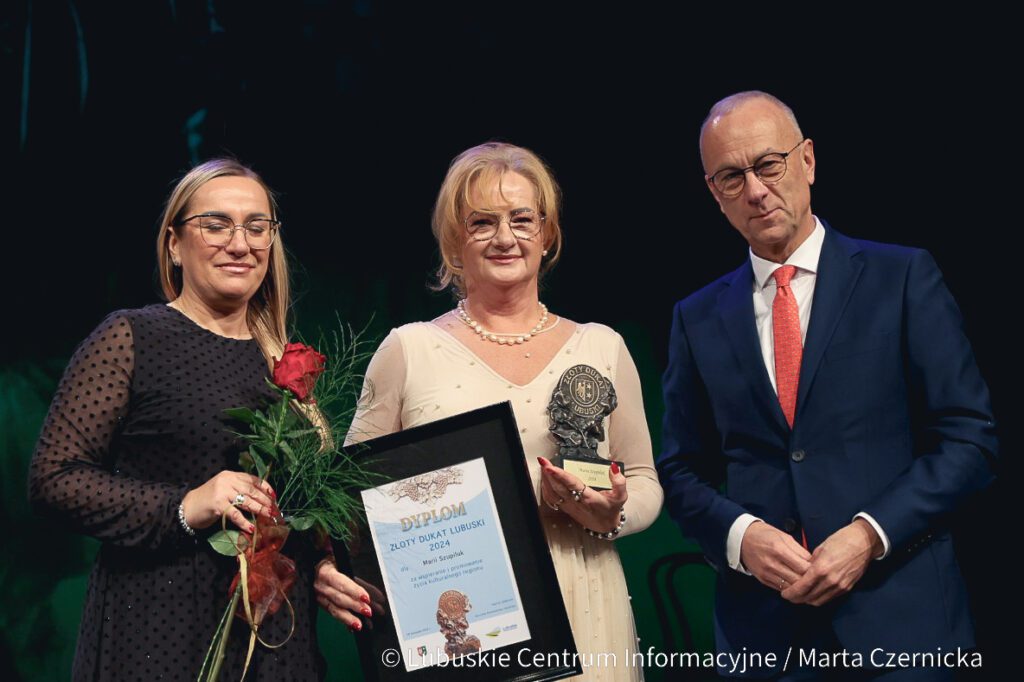 Maria Szupiluk, laureatka Złotego Dukatu Lubuskiego