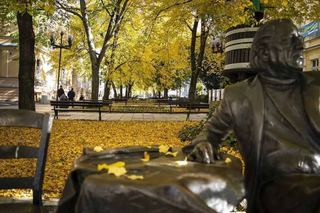 Zielonogórski deptak.