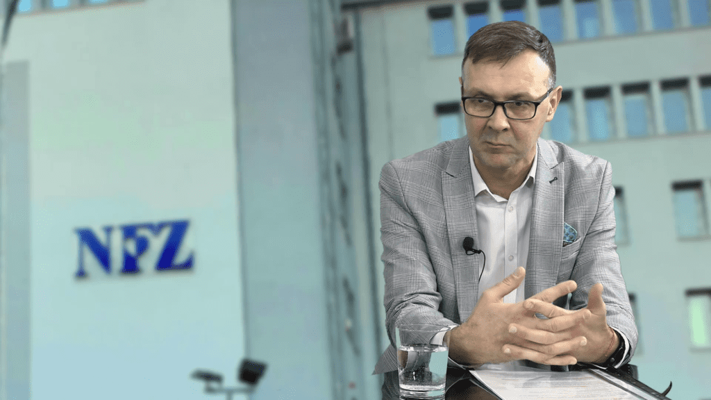 Lubuski NFZ ma nowego dyrektora. Jakie są jego plany? (WIDEO) Edward Jakubowski, nowy dyrektor lubuskiego NFZ, w studiu Lubuskiego Centrum Informacyjnego.