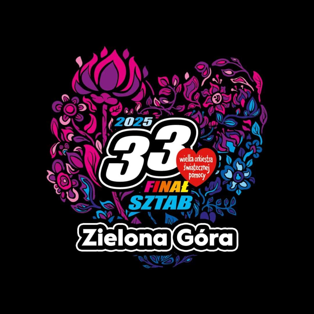 Logo sztabu 33 WOŚP w Zielonej Górze  Letnia zadyma w środku zimy Rusza 33 finał WOŚP