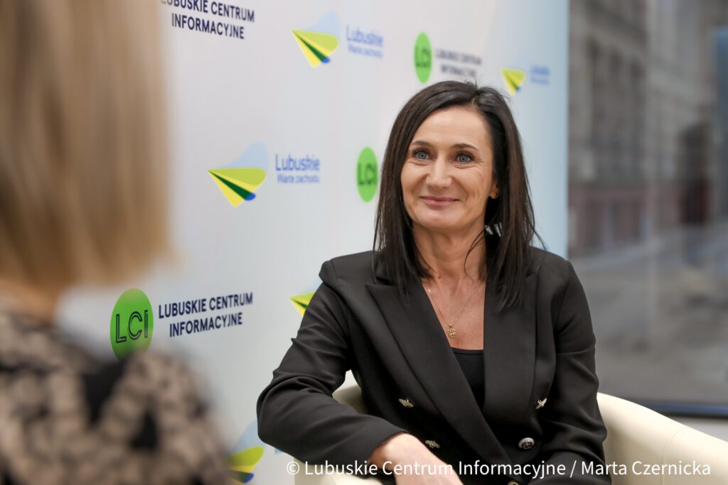 Joanna Pisarewicz była gościem Lubuskiego Centrum Informacyjnego