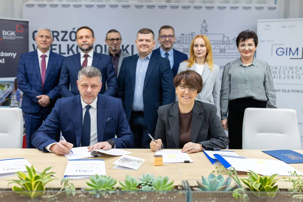 Podpisanie umowy na północną obwodnicę Gorzowa Wlkp. Fot. Łukasz Kulczyński UM Gorzowa Wlkp.