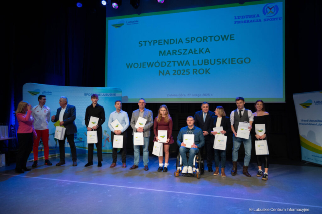Stypendia sportowe Marszałka Województwa Lubuskiego. 27.02.2025