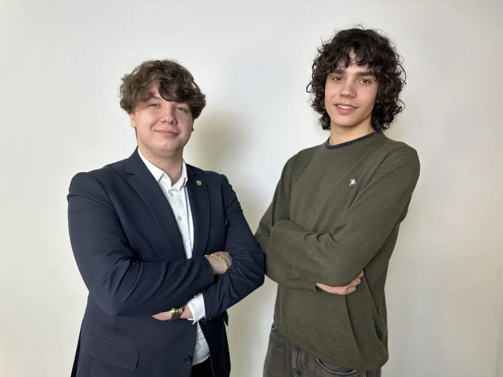 Od lewej: Kacper Dziurawiec i Kacper Makarski