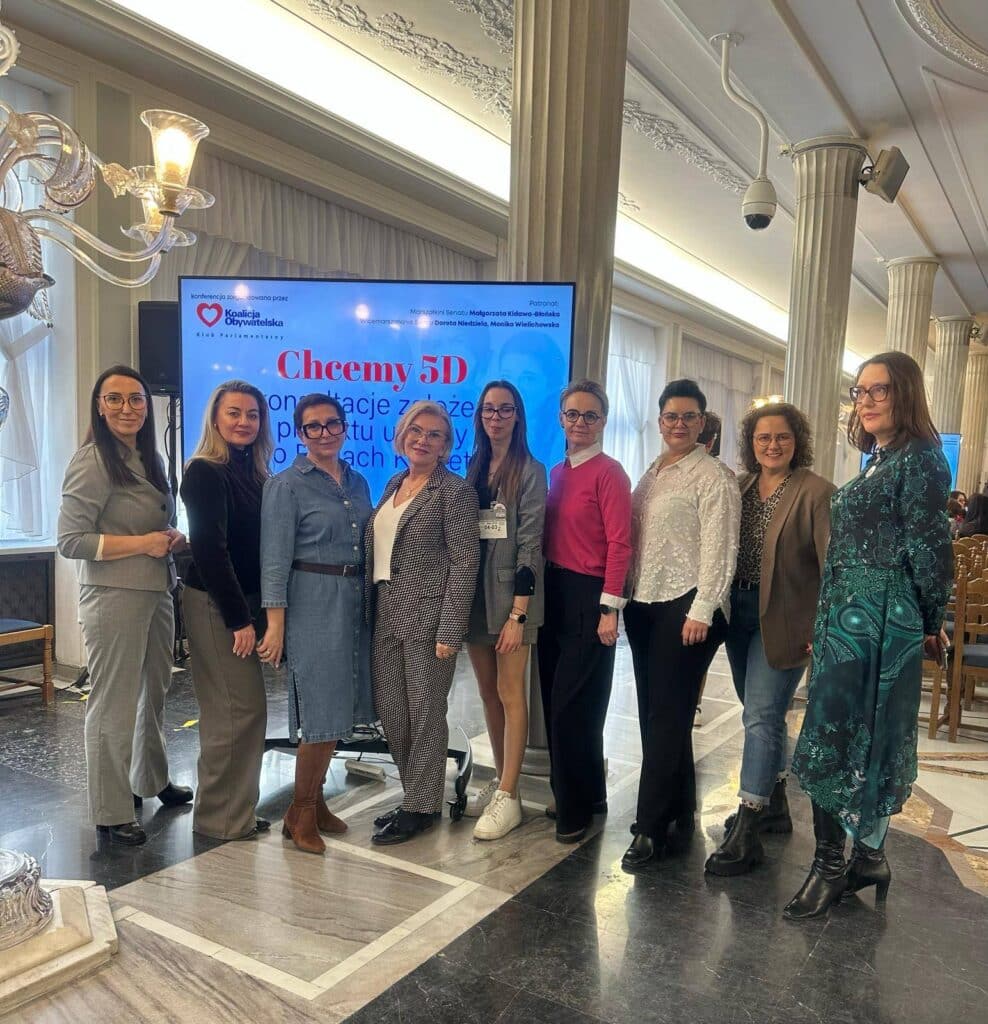 Członkinie Rady Kobiet Województwa Lubuskiego w Sejmie.