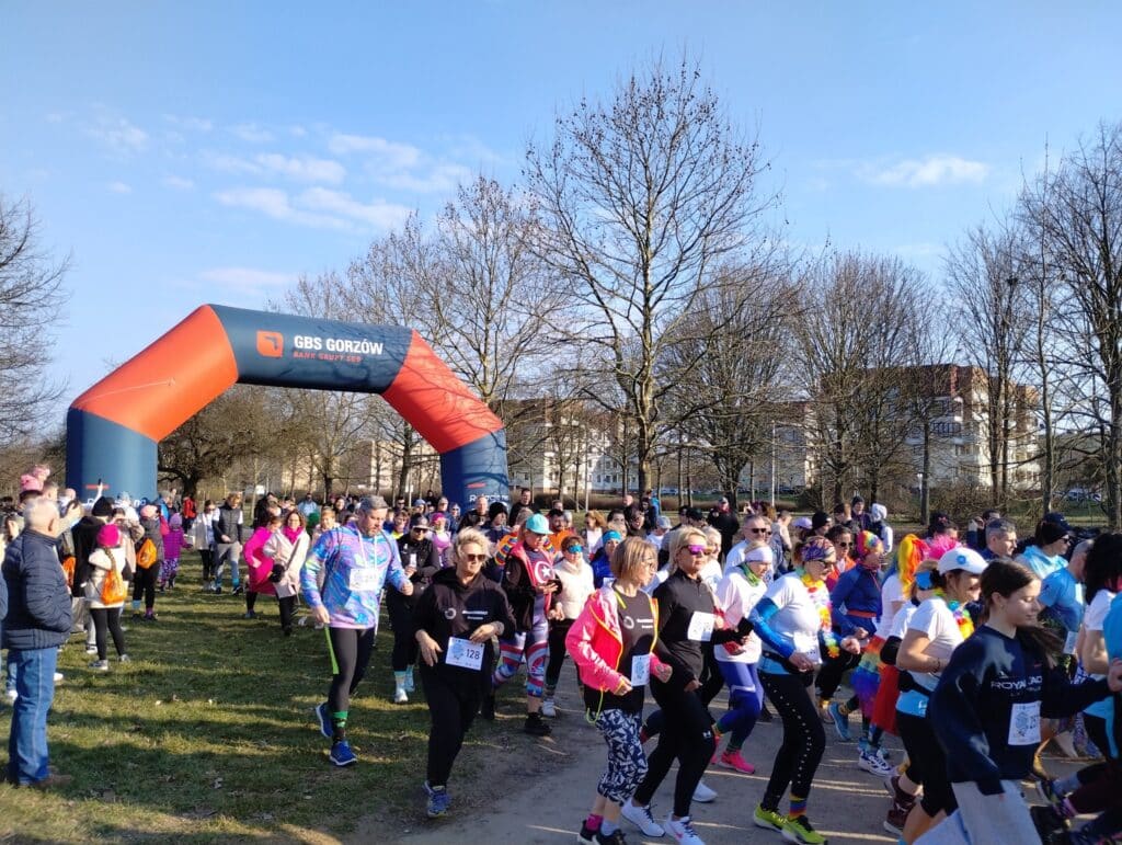 Bieg kolorowej skarpety w Gorzowie Wlkp.