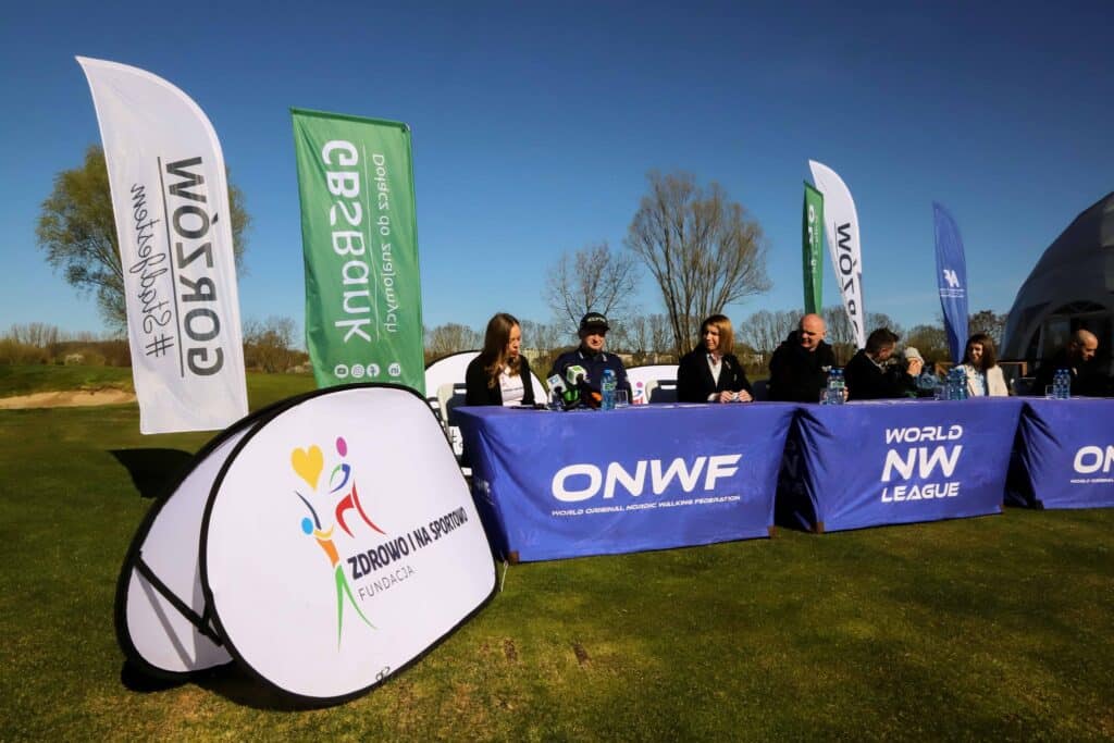 Konferencja prasowa na polu golfowym ZAWARCIE, fot. UM Gorzowa Wlkp.