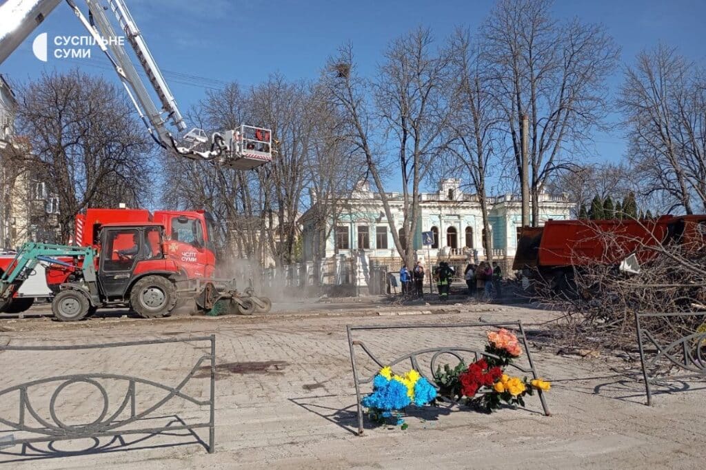 SUMY - partnerskie miasto Gorzowa po tragicznym ataku. Fot. UM Gorzowa Wlkp.