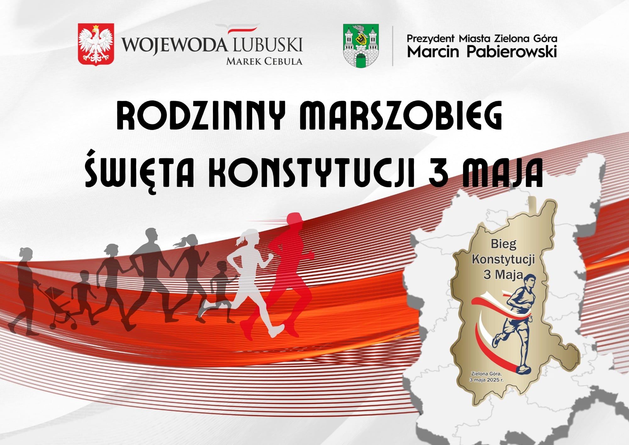   Święto konstytucji na sportowo W Zielonej Górze odbędzie się rodzinny marszobieg