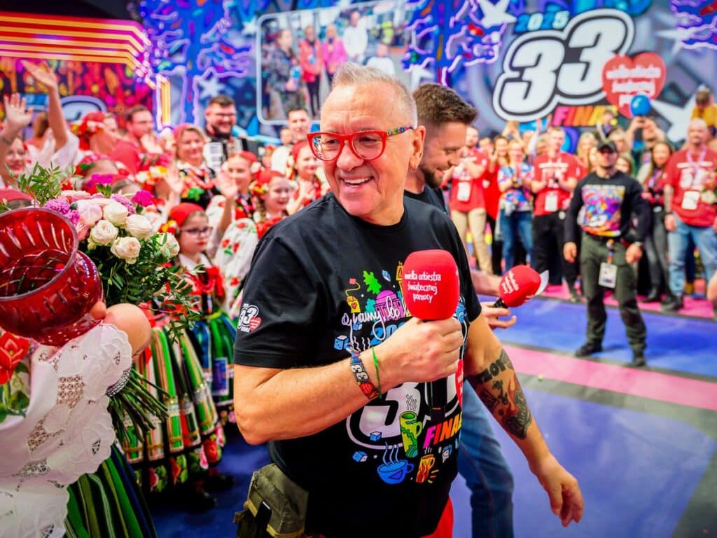 Jurek Owsiak. 33 Finał WOŚP. Źródło: profil FB Jurka Owsiaka