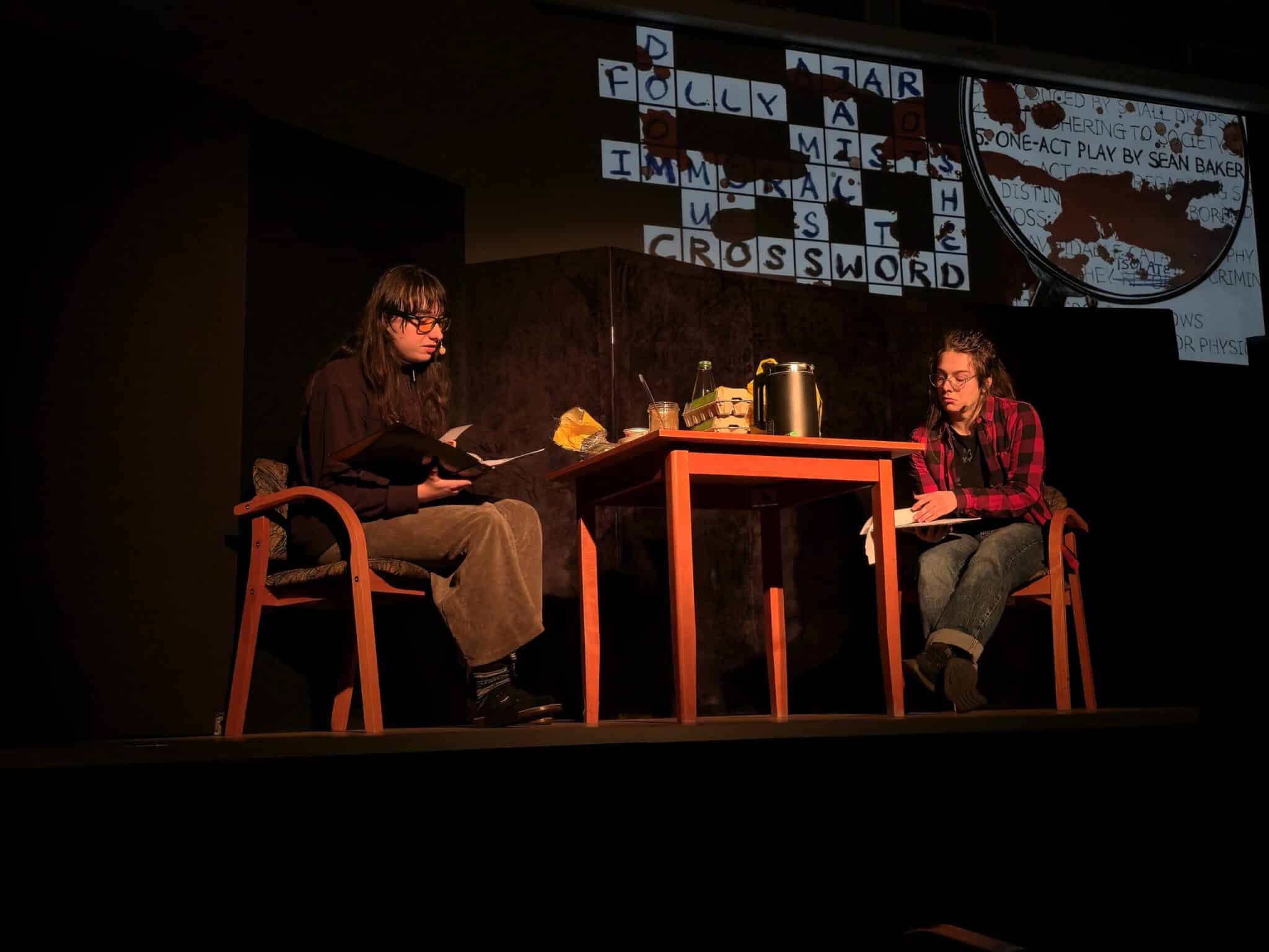 Drama Club Uniwersytetu Zielonogórskiego i Biblioteka im. C. Norwida - czytanie performatywne „Crossword”, Zbrodnia wśród regałów czyli czytanie performatywne w bibliotece Norwida