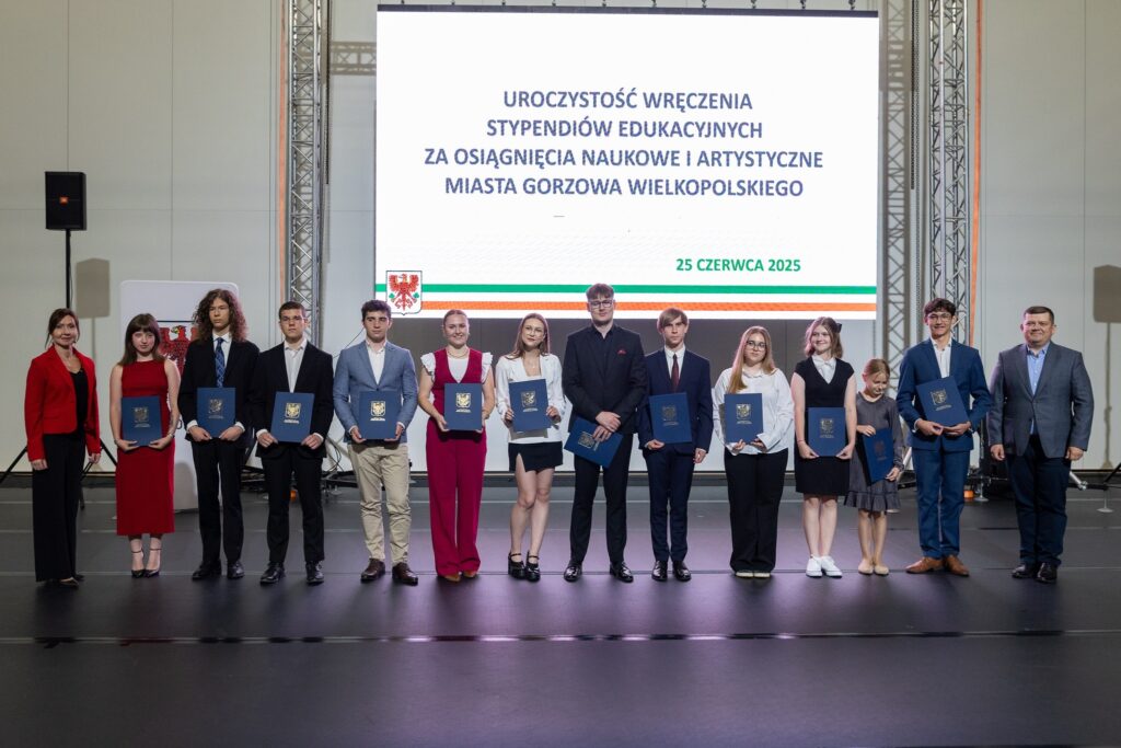 Wręczenie stypendiów miasta Gorzowa Wlkp. Fot. Łukasz Kulczyński