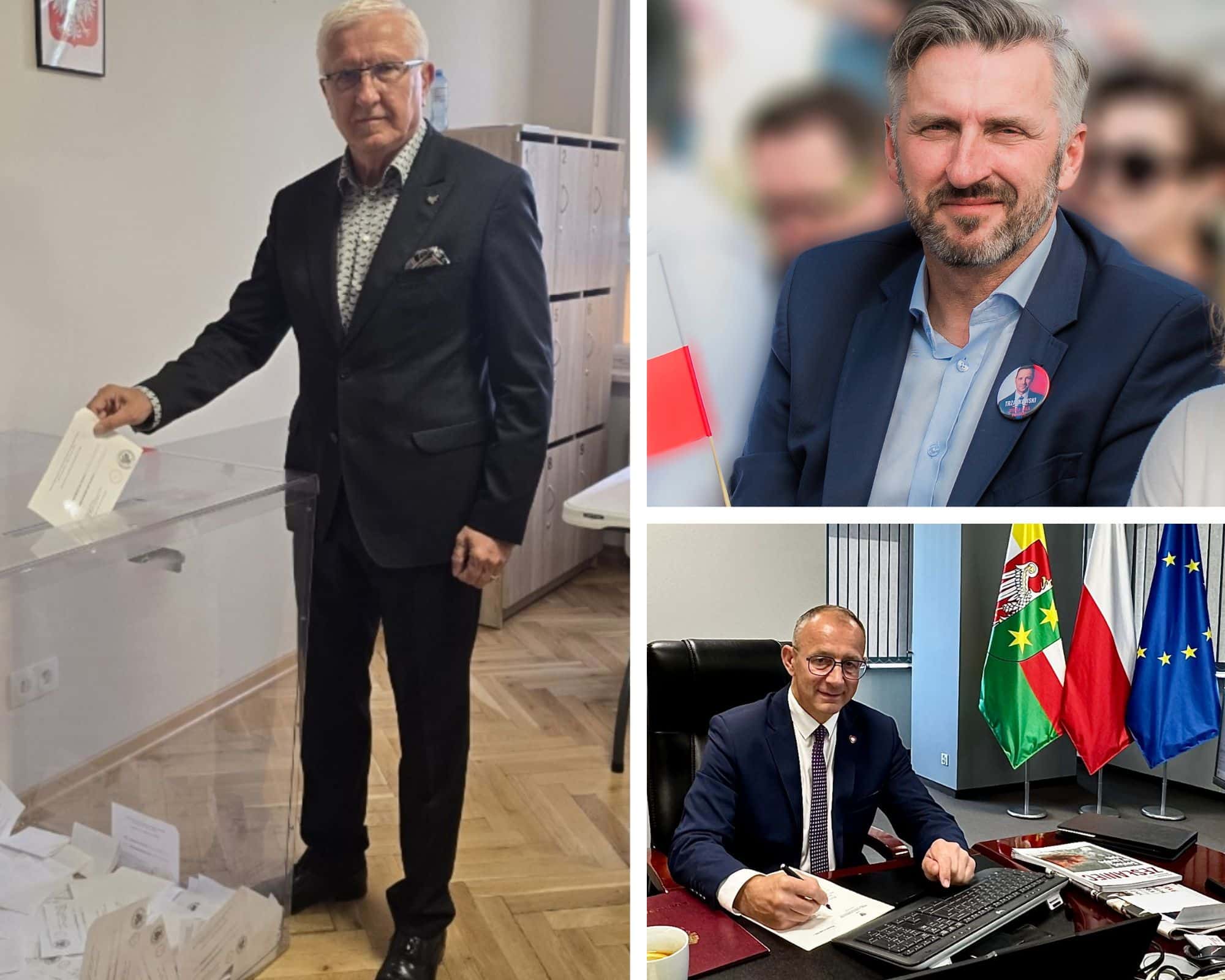 zdjęcie wadima tyszkiewicza waldemara sługockiego i marka cebuli  Lubuscy działacze na socialach po przegranej Trzaskowskiego To nie koniec To nowy początek