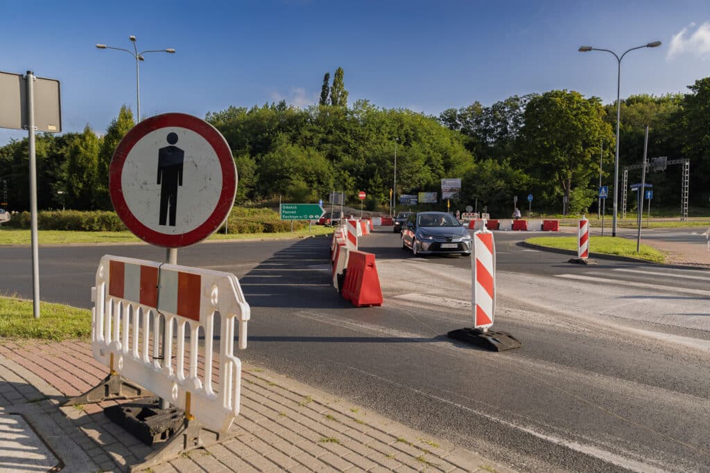 Na rondzie barlineckim już wprowadzono zmiany w oznakowaniu.