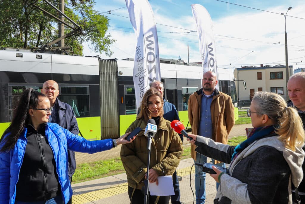 Konferencja prasowa w sprawie minibusów. Fot. UM Gorzowa Wlkp.