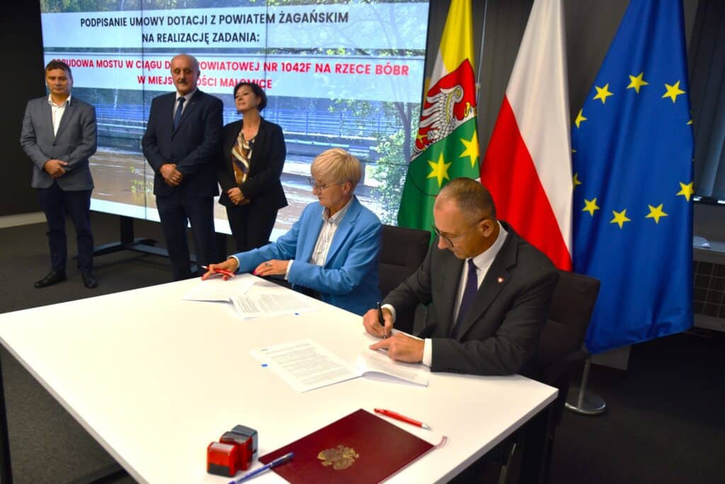 Konferencja prasowa w Lubuskim Urzędzie Wojewódzkim